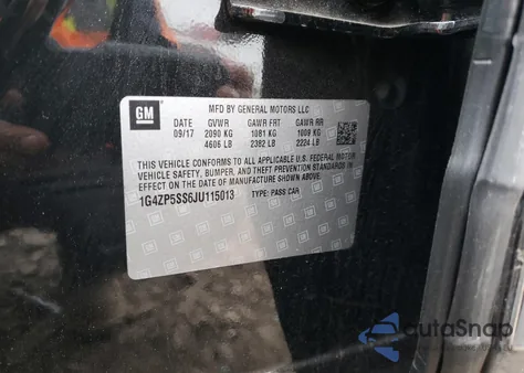 2018 Buick Lacrosse Essence из США, поврежденный, VIN 1G4ZP5SS6JU115013